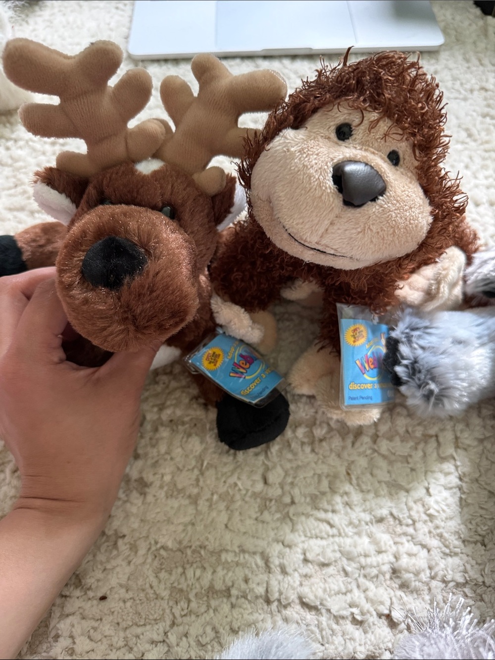 NWT Webkinz 5 Animal Toys - Gray and Brown Assorted - Picture 3 of 4